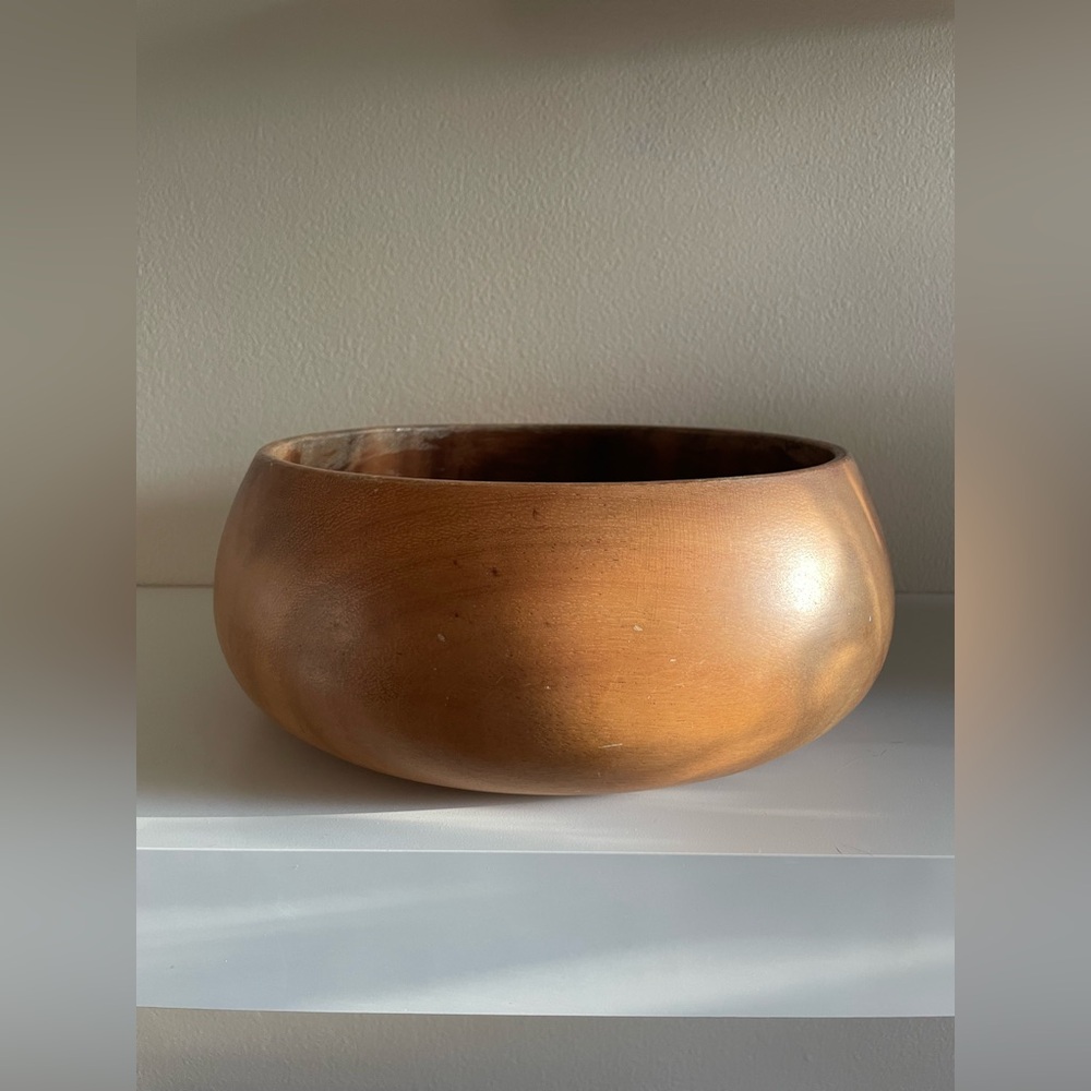 Handcrafted MonkeyPod Wooden Bowl